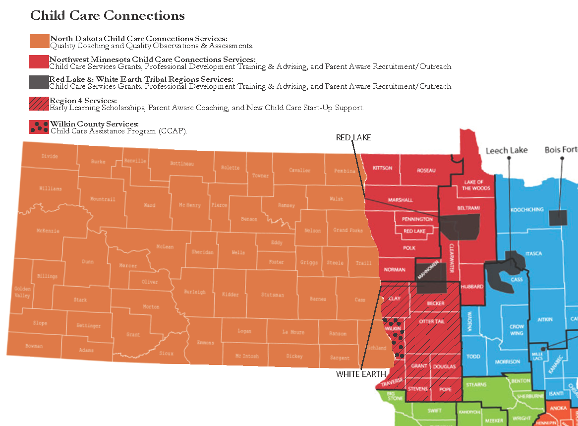 CAPLP Child Care Connections Service Map